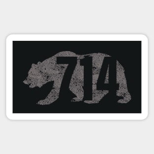 CA Love: 714 Sticker